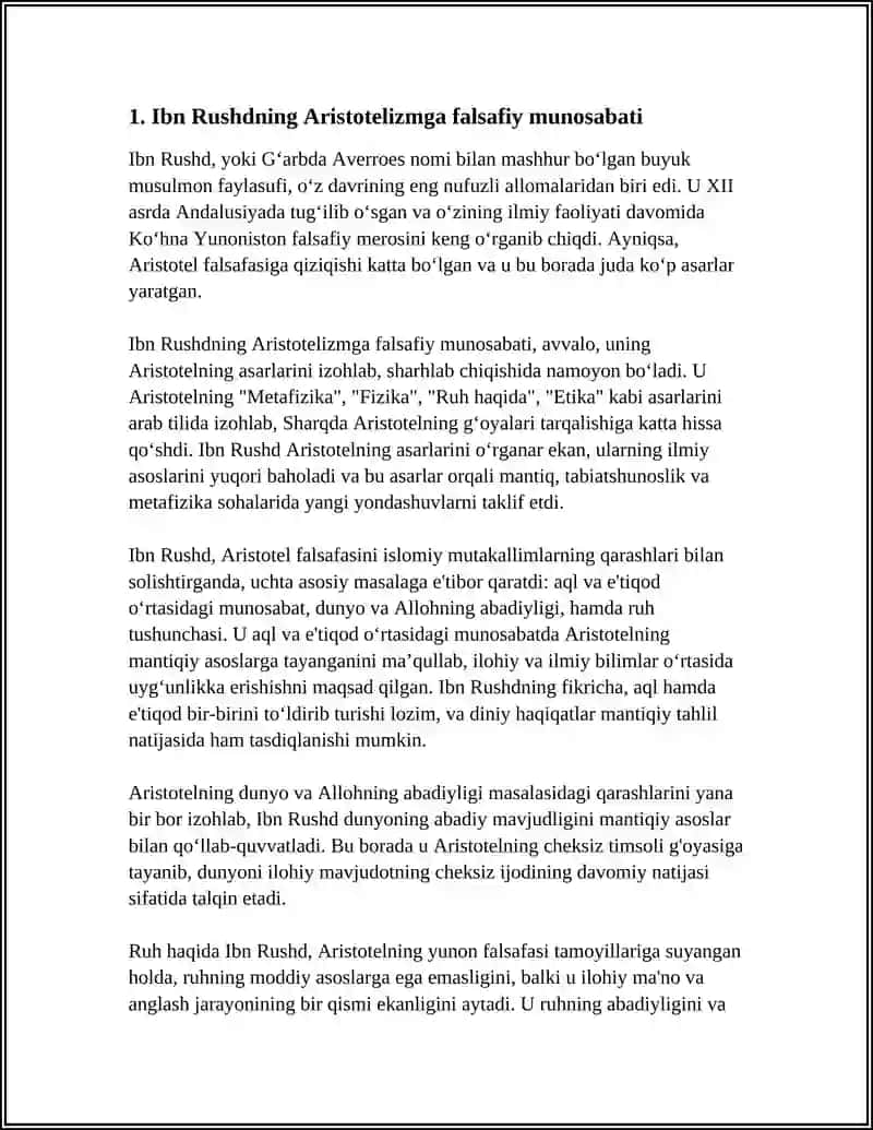 IBN RUSHD FALSAFASI 3