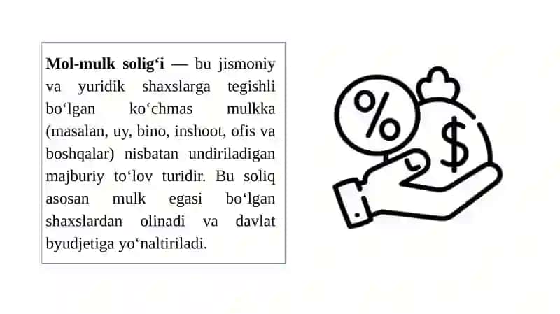Oʻzbekistonda soliq turlari 3