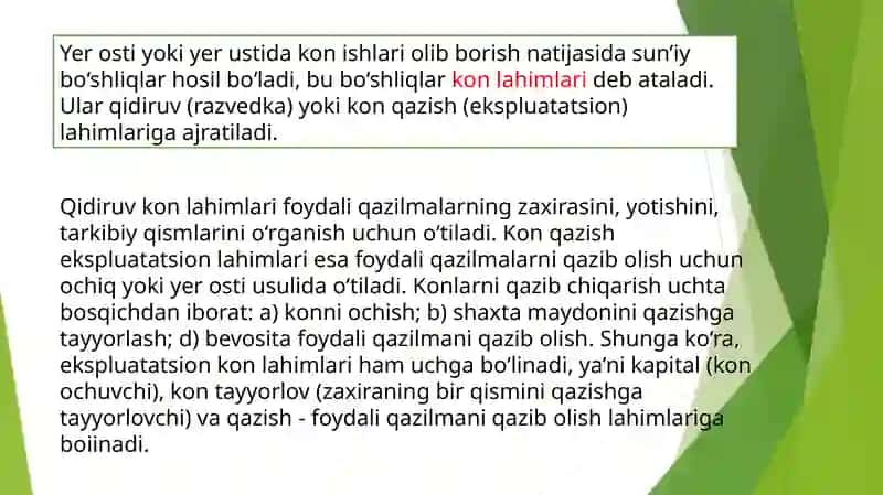 Qiyakon lahimlari.Yerosti kameralari 3