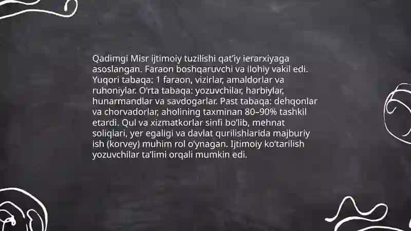 Qadimgi misr madaniyati 3