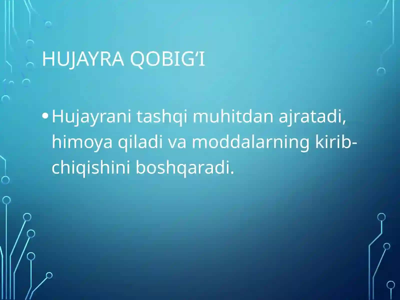 Hujayra tuzilmalari 3