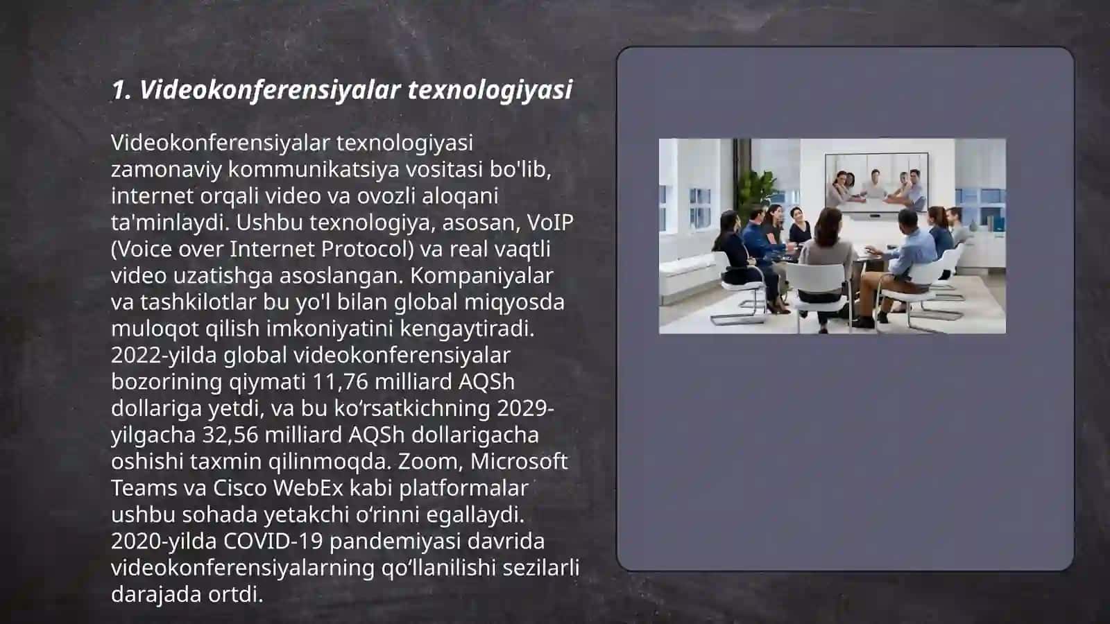 Videokonferensiyalar texnologiyasi 3