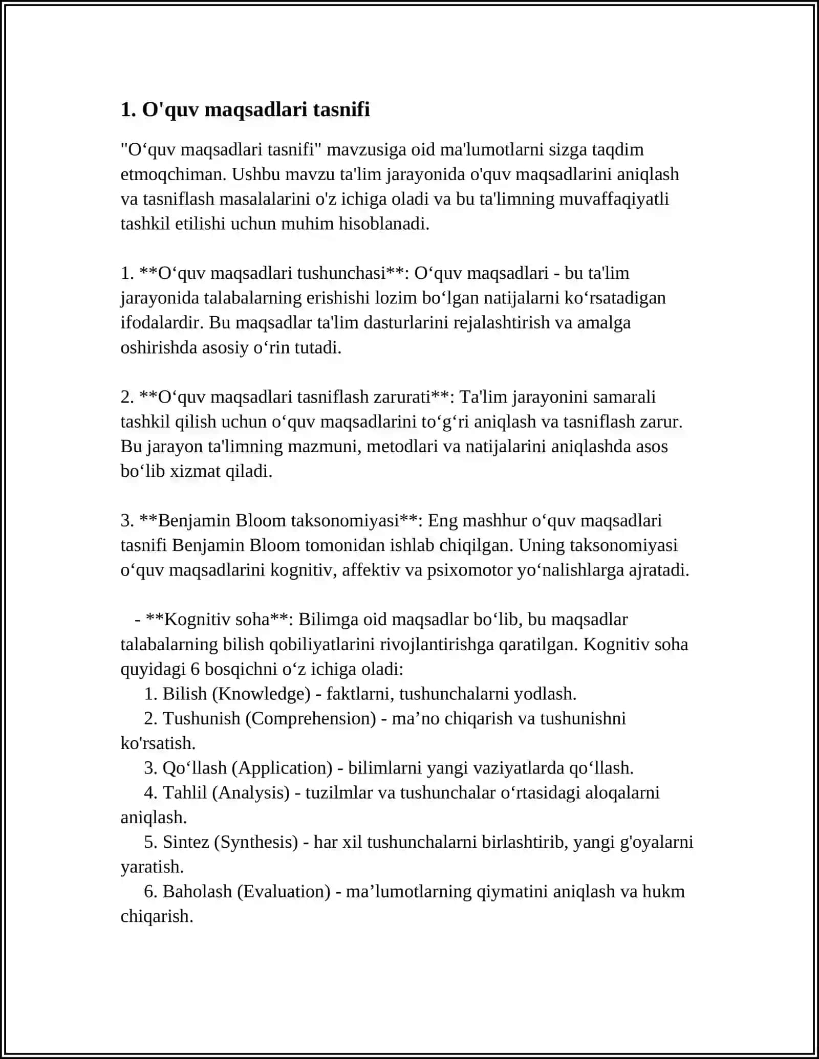 MAQSADLAR TAKSANOMIYASI 3