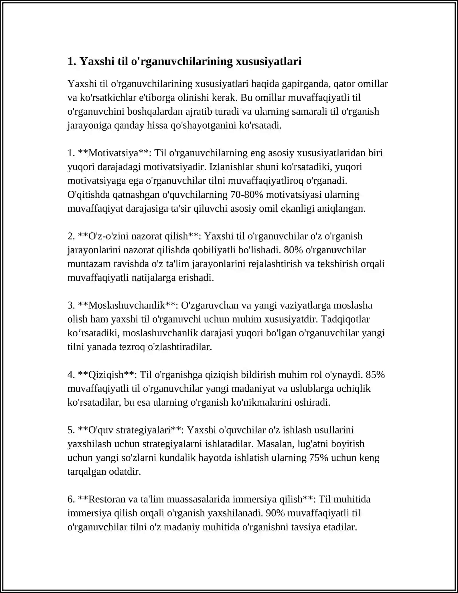 A GOOD LANGUAGE LEARNER 3