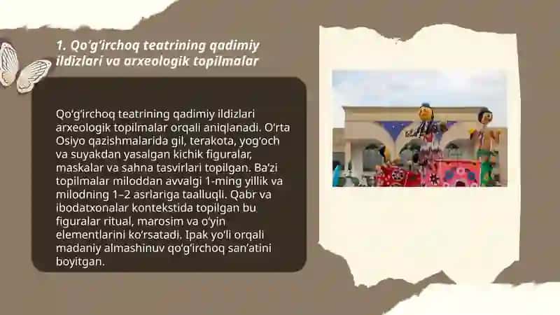 Qoʻgʻirchoq teatrining paydo boʻlish tarixi 3