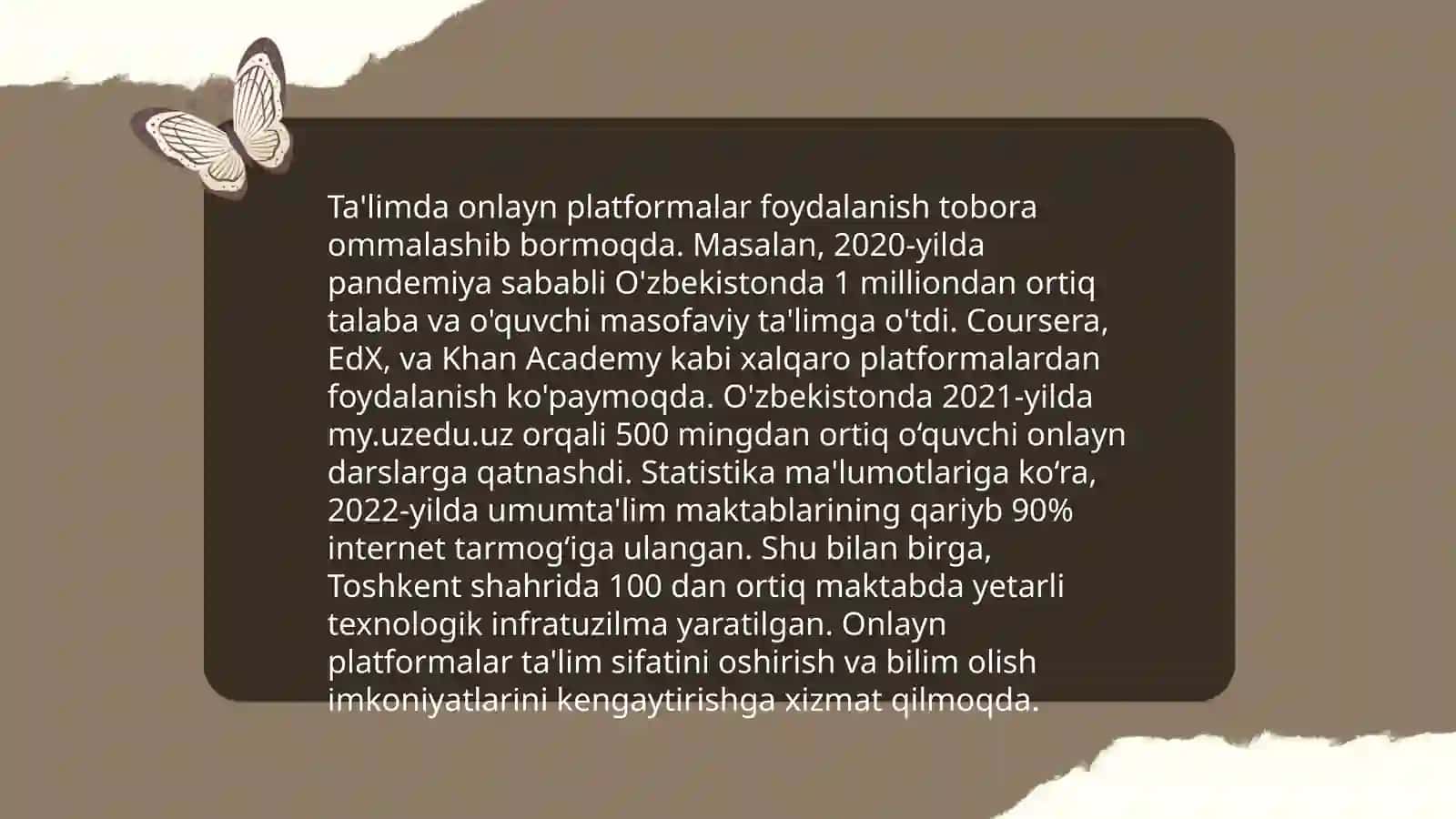 Ta'lim jarayonini tashkil etishda internet xizmatlaridan foydalanish 3