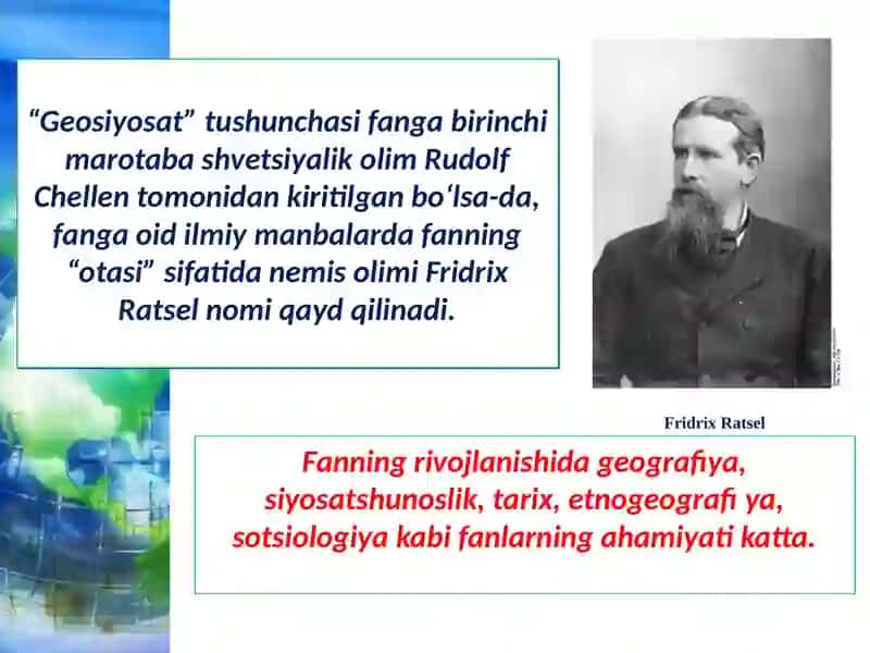 Dunyoning geosiyosiy tizimi va uning shakllanishi 3