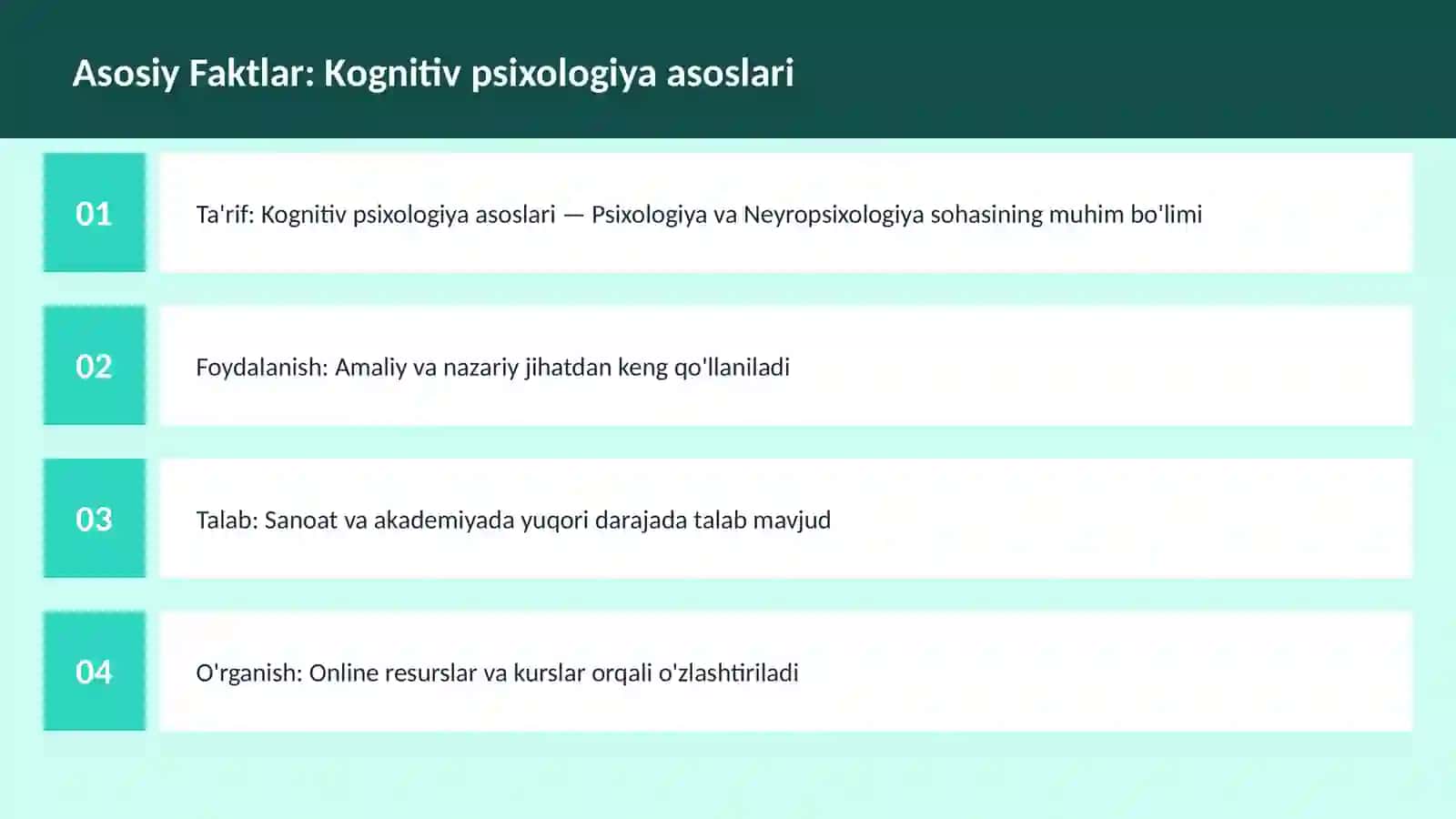Kognitiv psixologiya asoslari 3
