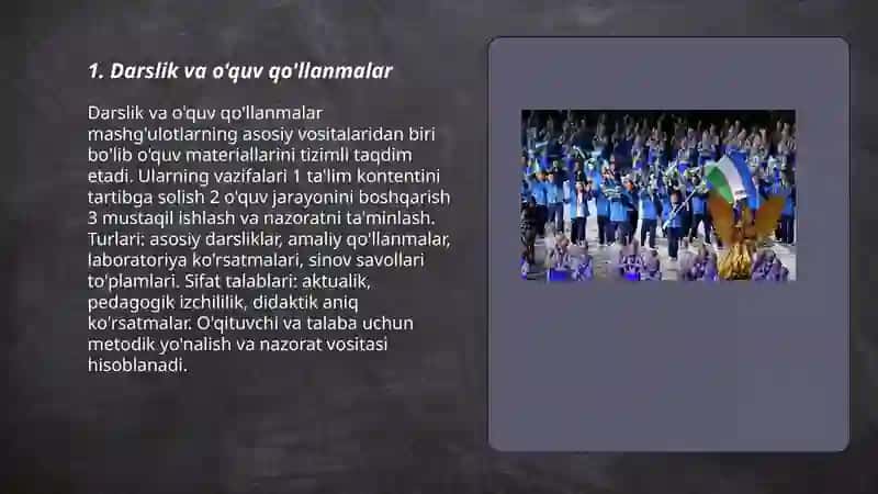 Darslik va o'quv qo'llanmalar 3