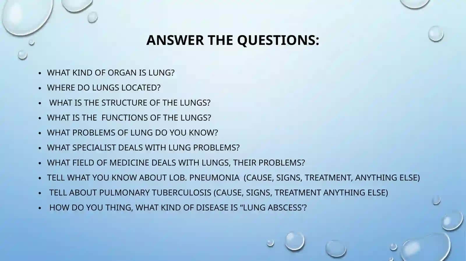 Course 2: Lung Abscess 3