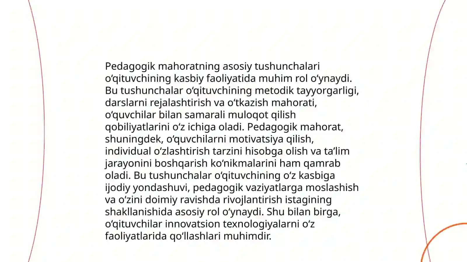 Pedagogik mahoratning ahamiyati 3