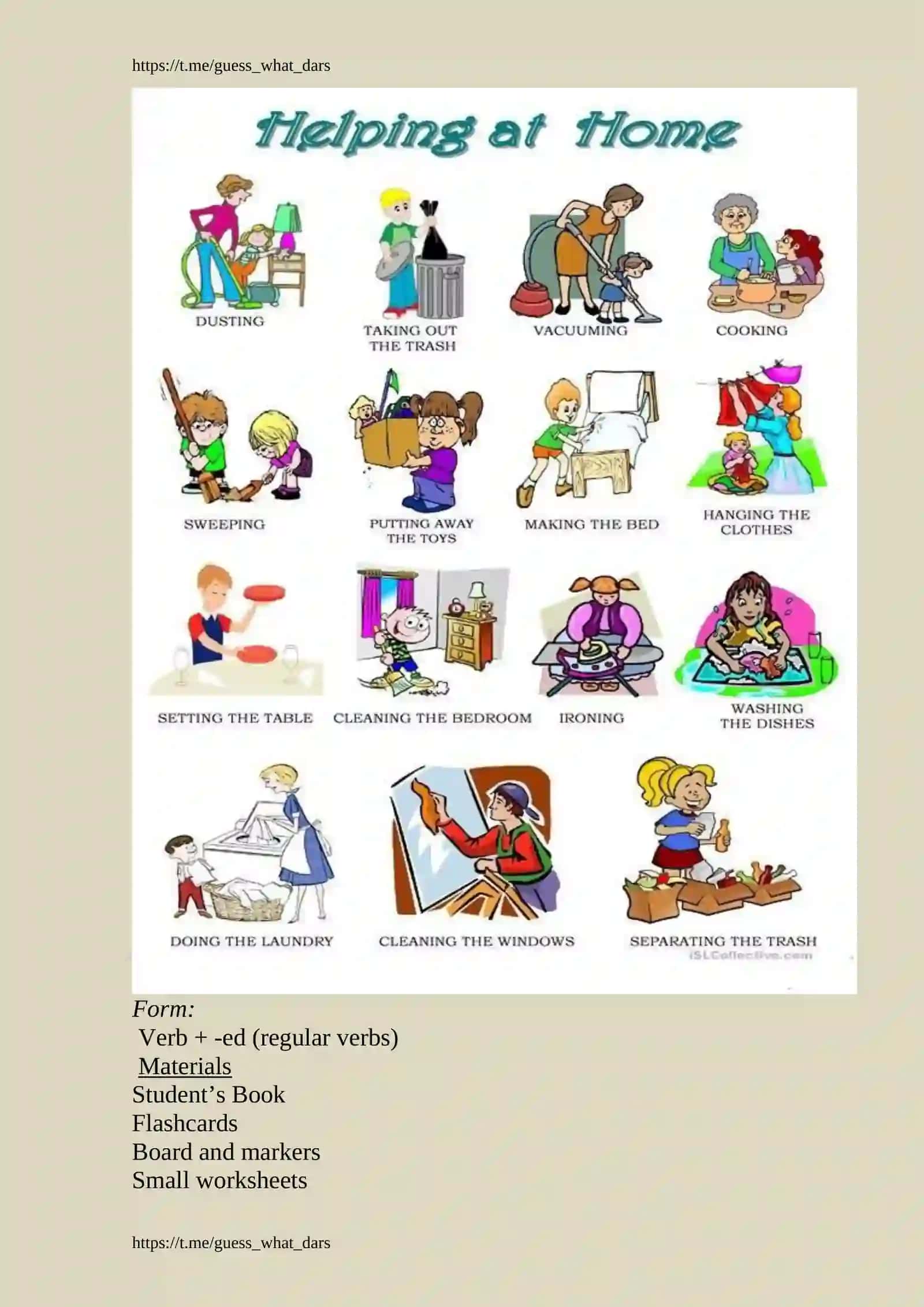 “Guess What!” Grade 5 English Lesson Plan 3