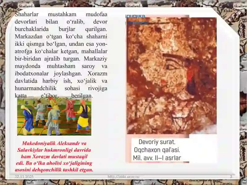Qadimgi Qang‘ va Xorazm davlati. Xitoy Davan munosabati 3