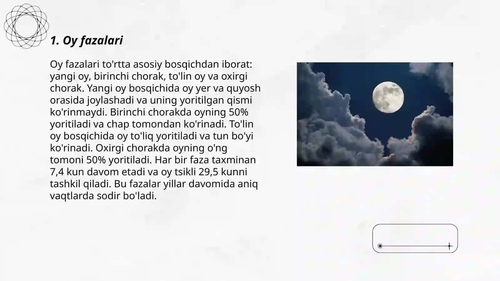Oy fazalari 3
