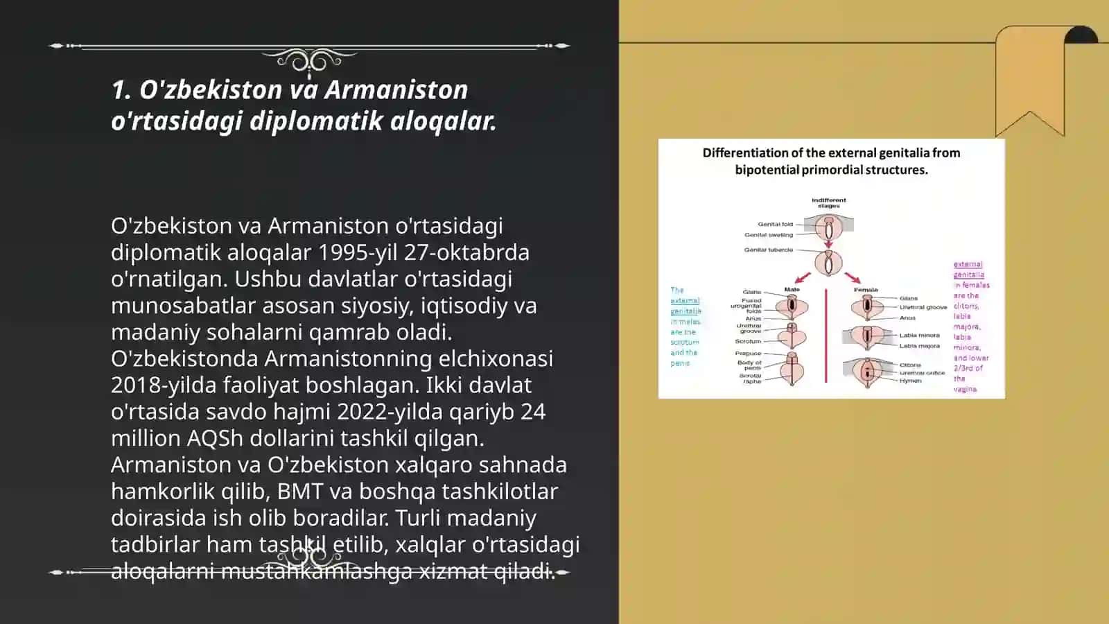O'zbekiston Armaniston munosabatlari va ta'limi haiqda 3