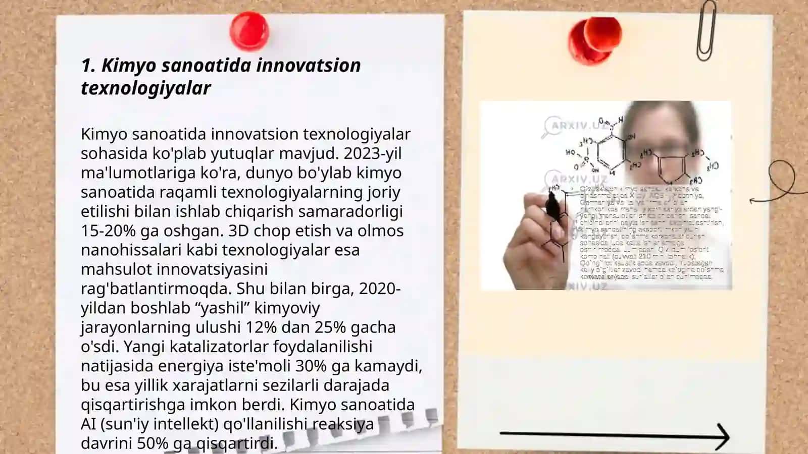 Kimyo Sanoati sohasidagi ozgarishlar 3