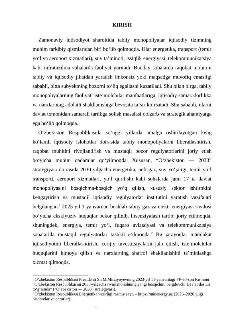 TABIIY MONOPOLIYANI DAVLAT TOMONIDAN TARTIBGA SOLISH 3