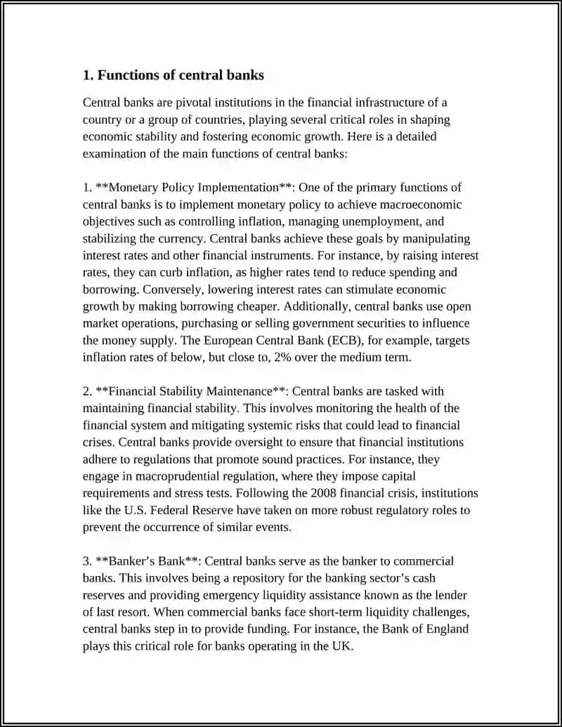 Central Banking System 3