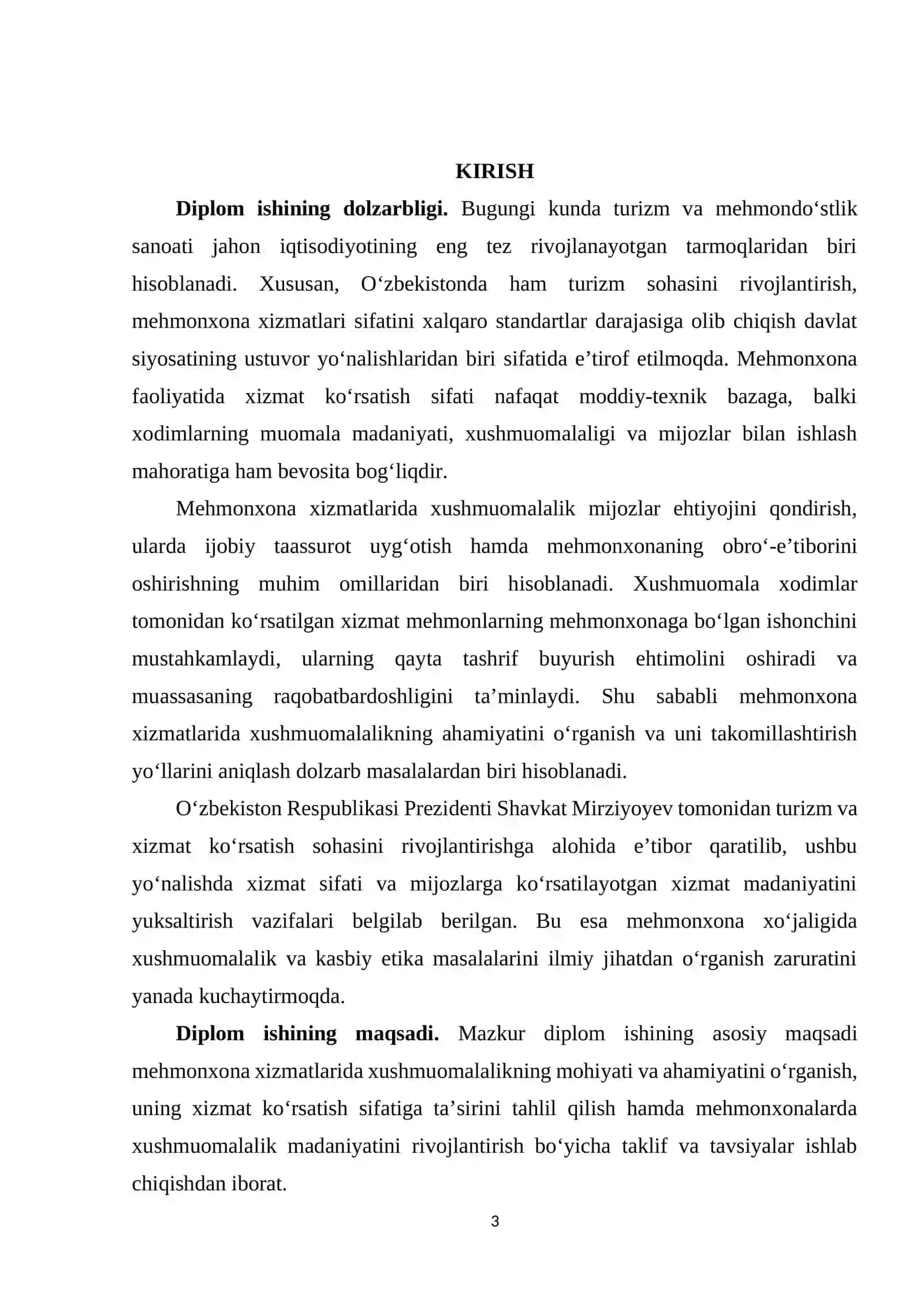 Mehmonxona xizmatlarida xushmuomalalikning ahamiyati 3