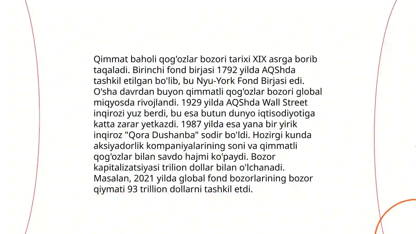Qimmat baholi qog’ozlar bozori tarixi 3