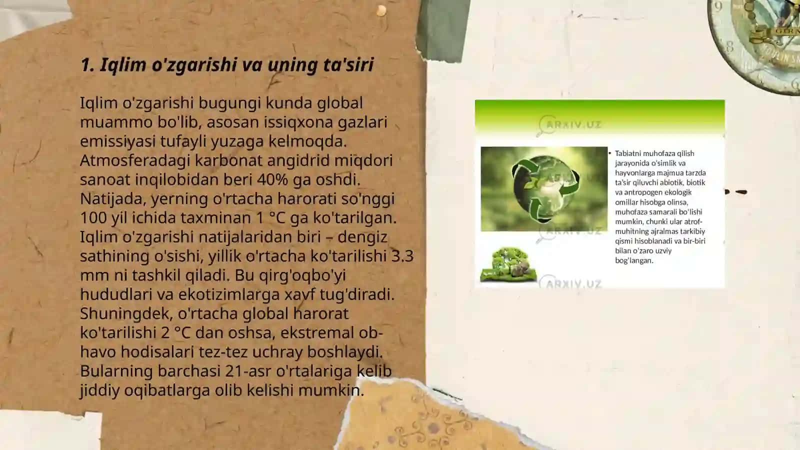 Ekalogiya va tabiatni asrash 3