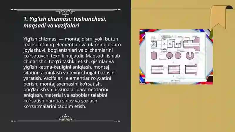 Yigʻish chizmasi 3