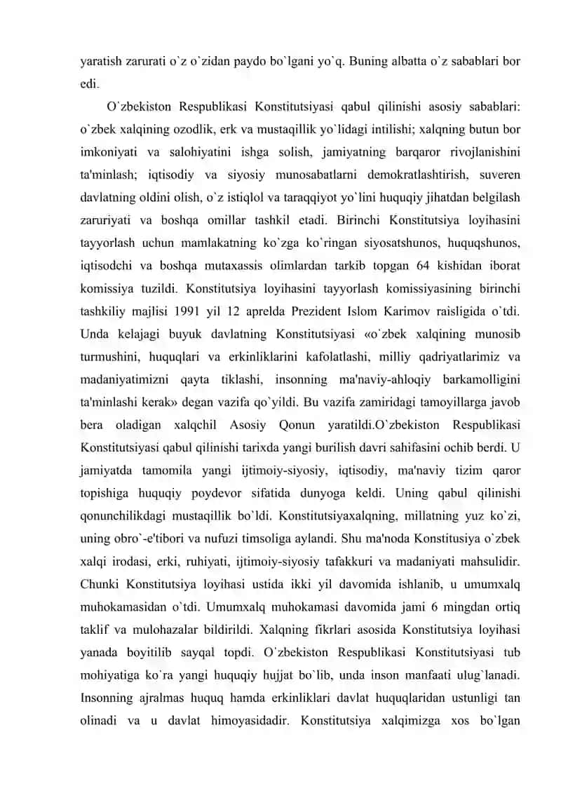 O’zbekiston Respublikasi Konstitutsiyasi 3