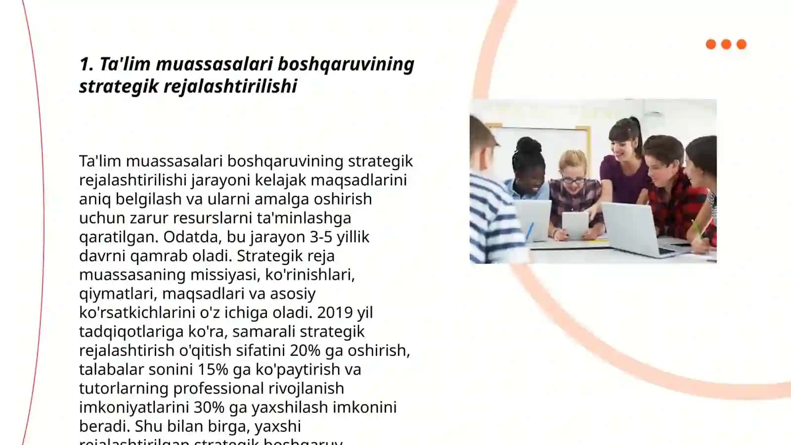 Ta'lim muassasalarini boshqarishning o'ziga xos xususiyatlari 3