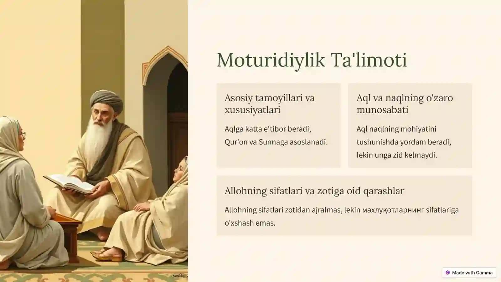 Moturidiylik va Ash'ariylik: Islom Aqidasida Ikki Yo'nalish 3