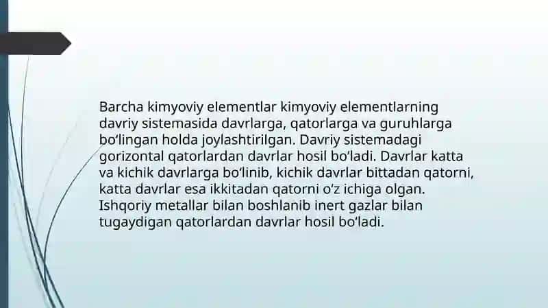 Kimyoviy Elementlar Davriy Sistemasi 3