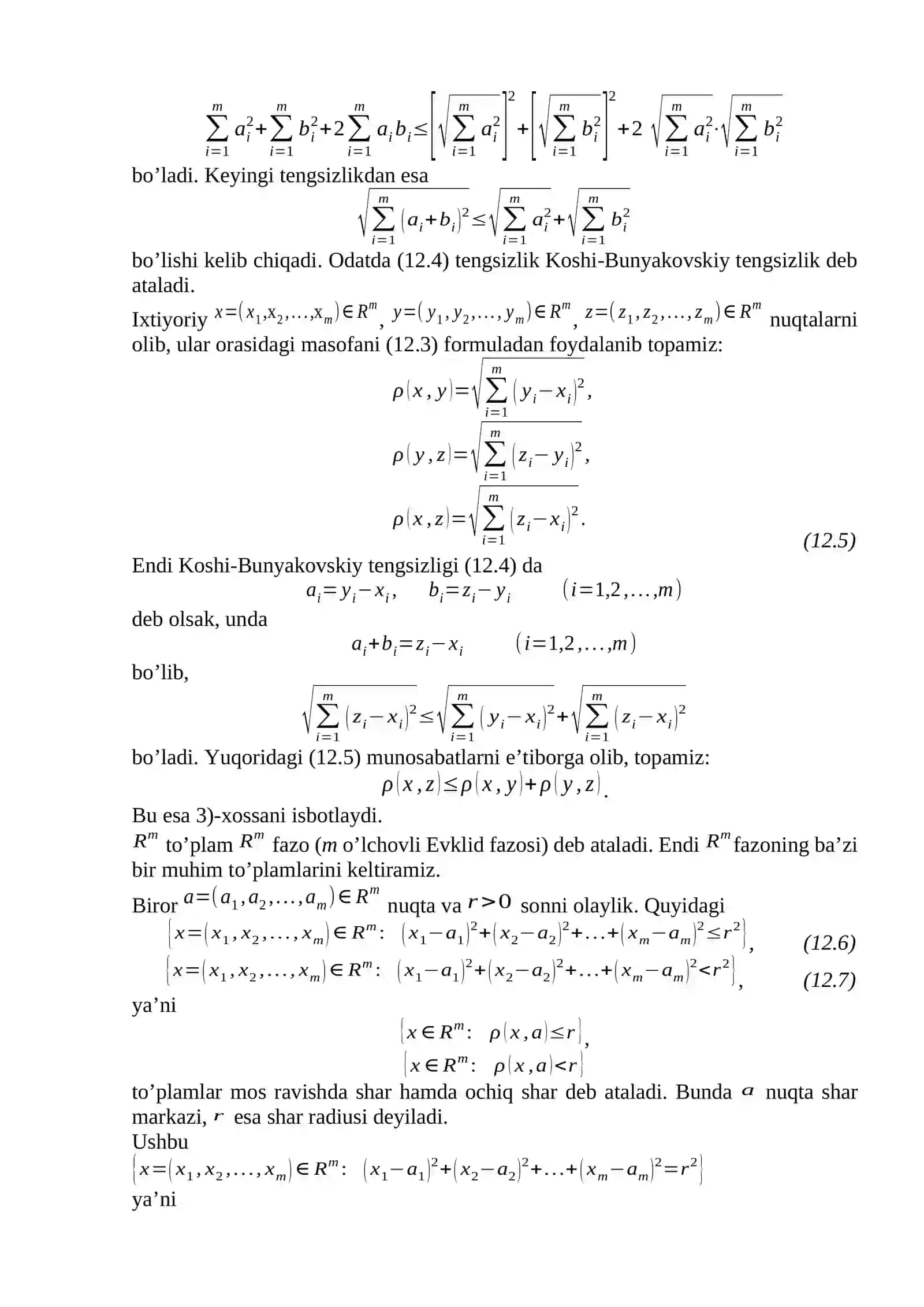 Matematik analiz asoslari 3
