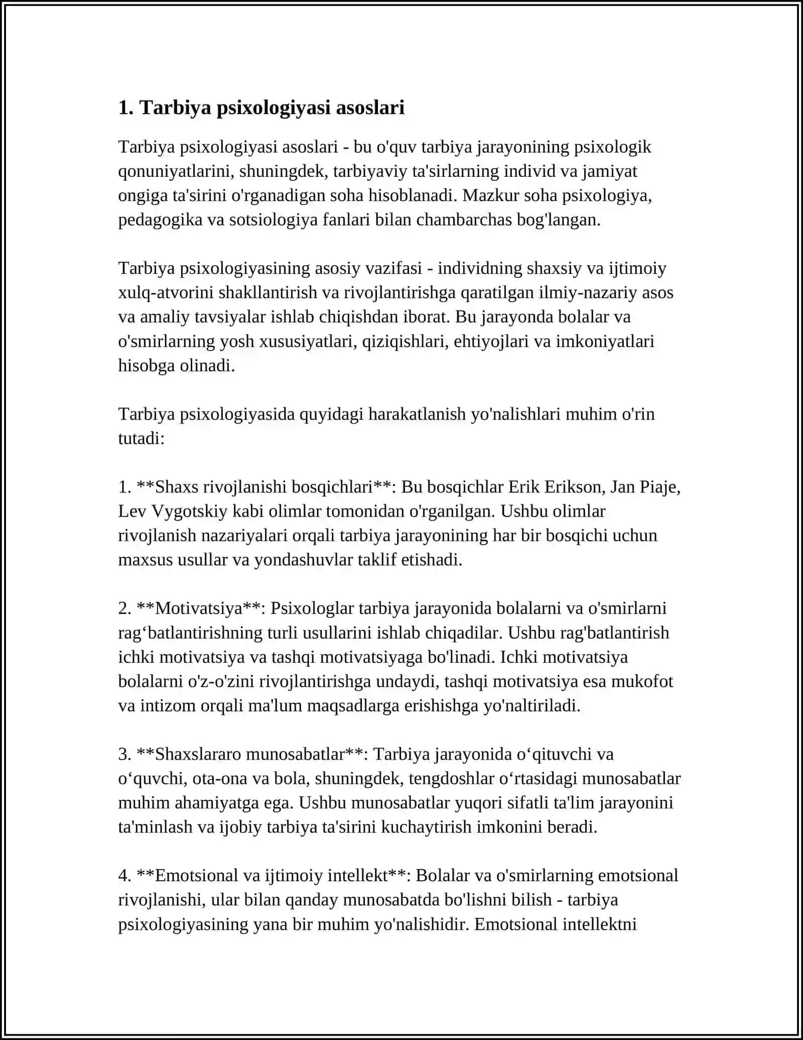 TARBIYA PSIXOLOGIYASI 3