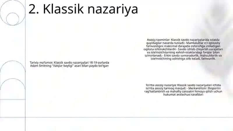Xalqaro Savdo Nazariyalari 3