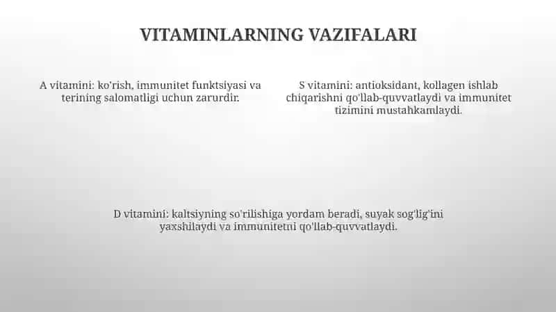 Vitaminlar 3