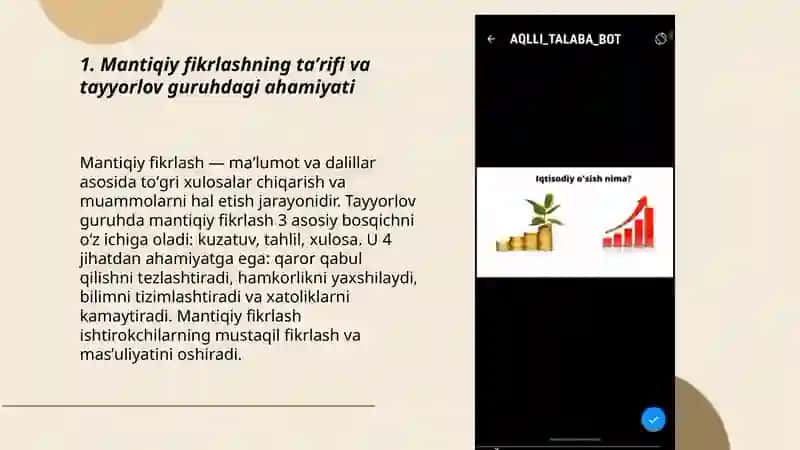 Mantiqiy fikrlash 3