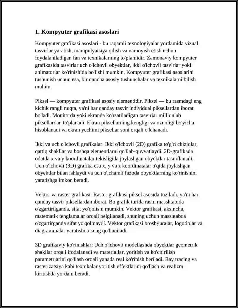 Kompyuter Grafikasi Referat 3