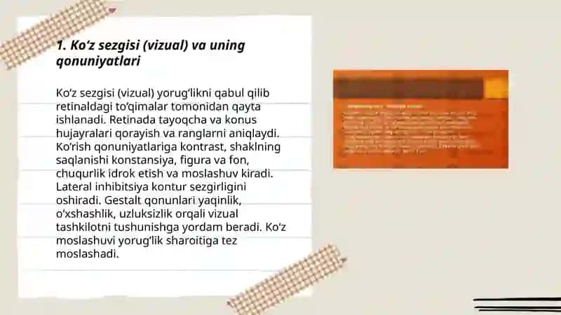 Sezgi turlari va uning qonuniyatlari 3