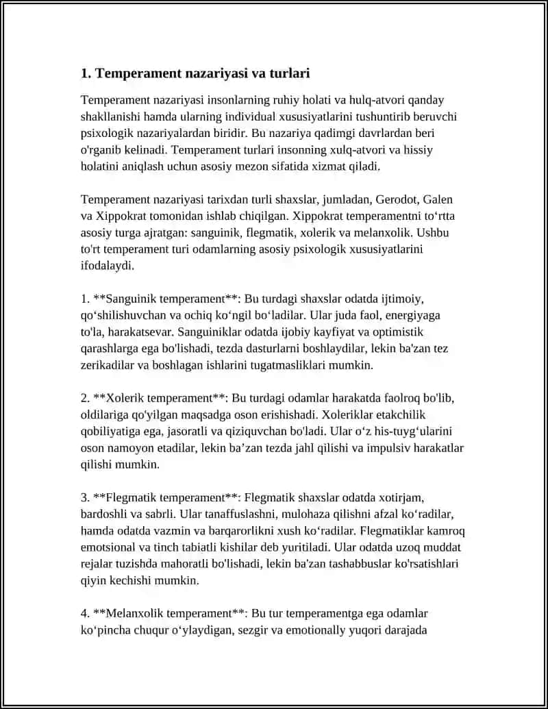 TEMPERAMENT.QOBILYAT VA IQTIDOR 3