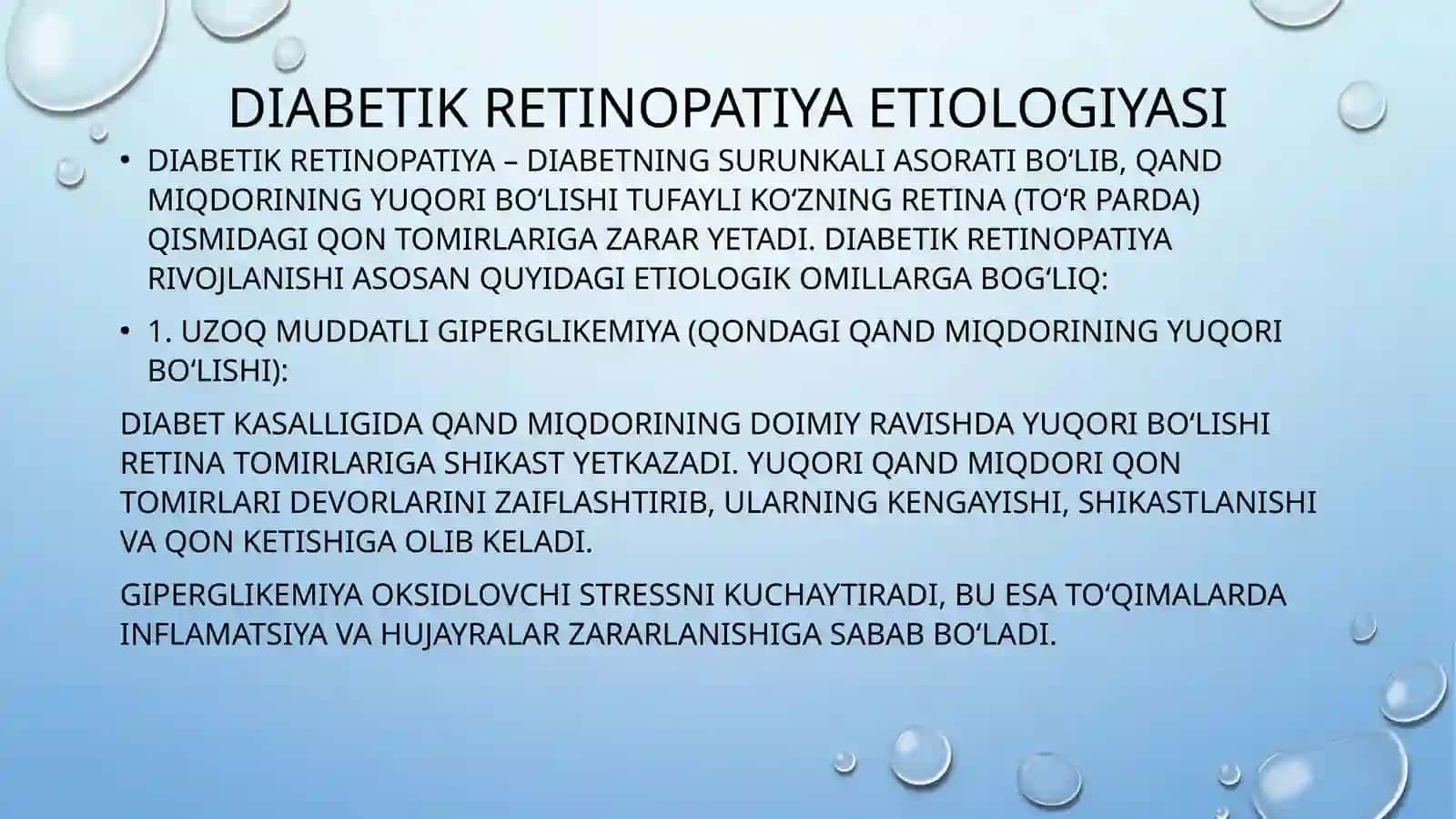 Diabetik retinopatiya 3