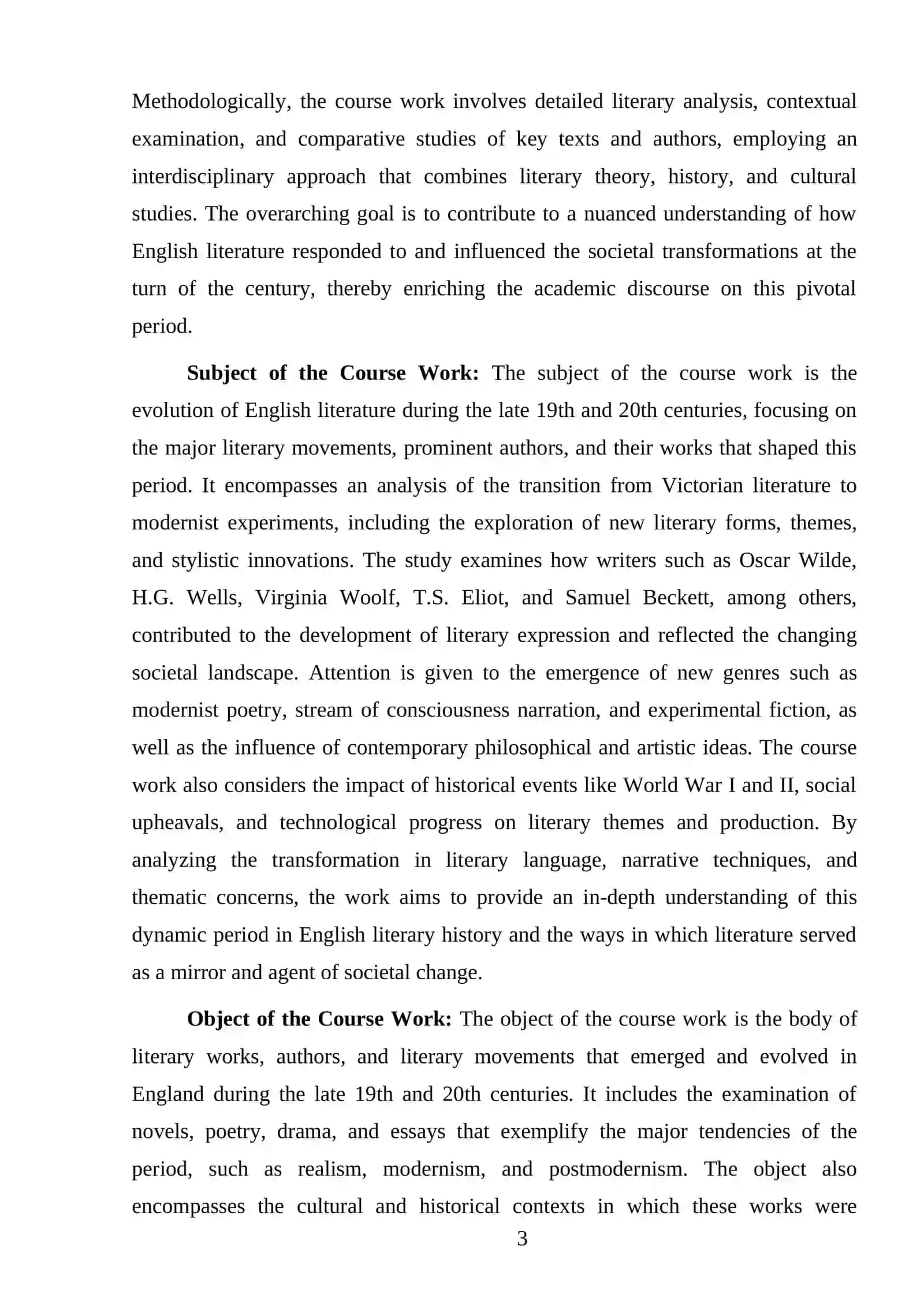 The Development of English Literature in the End of the XIX-XX Century 3