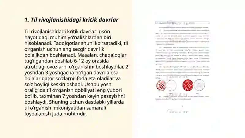 Til rivojlanishidagi kritik davrlar 3