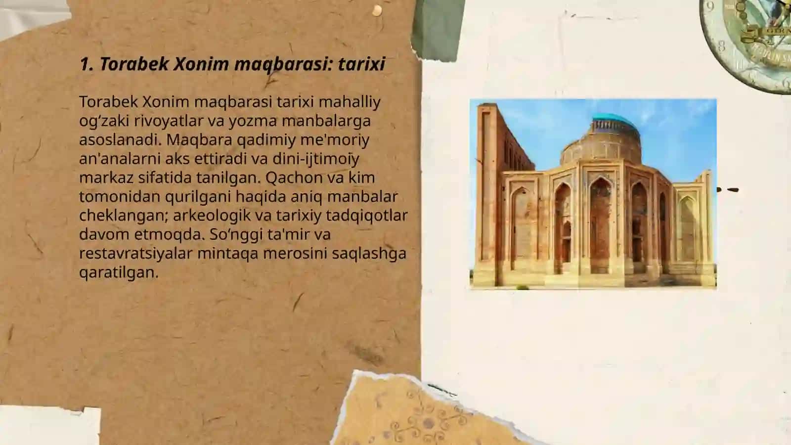 Torabek Xonim maqbarasi 3