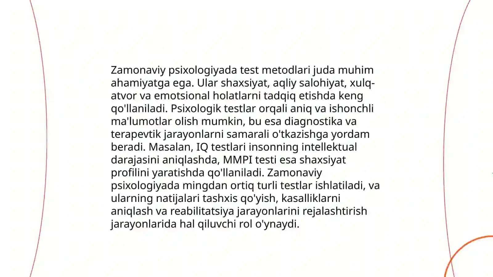 Zamonaviy psixologiyada test metodlari 3