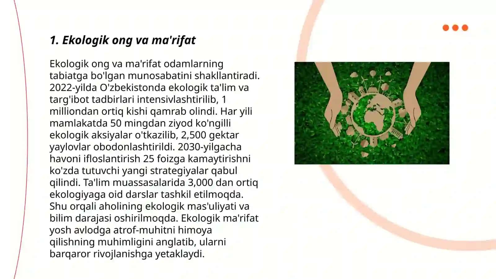 Ekologik tarbiya 3