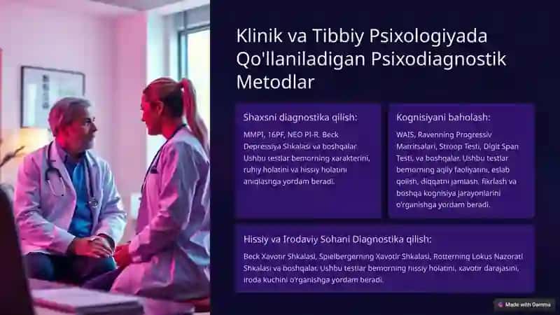 Tibbiyotda Psixodiagnostik Metodlar 3