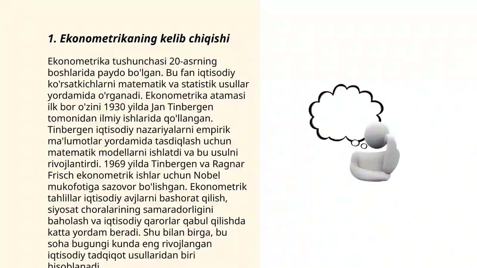 Ekonometrika fani tarixi 3