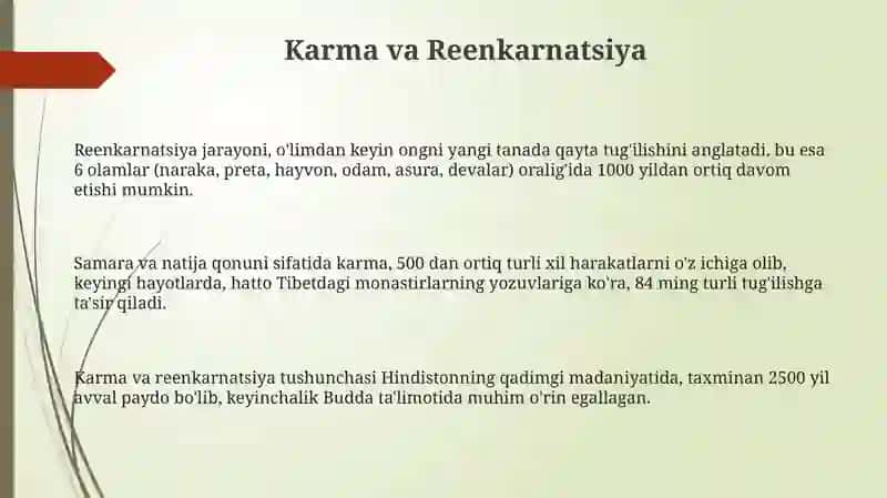 An'anaviy buddaviylikning o'ziga hususiyatlari 3