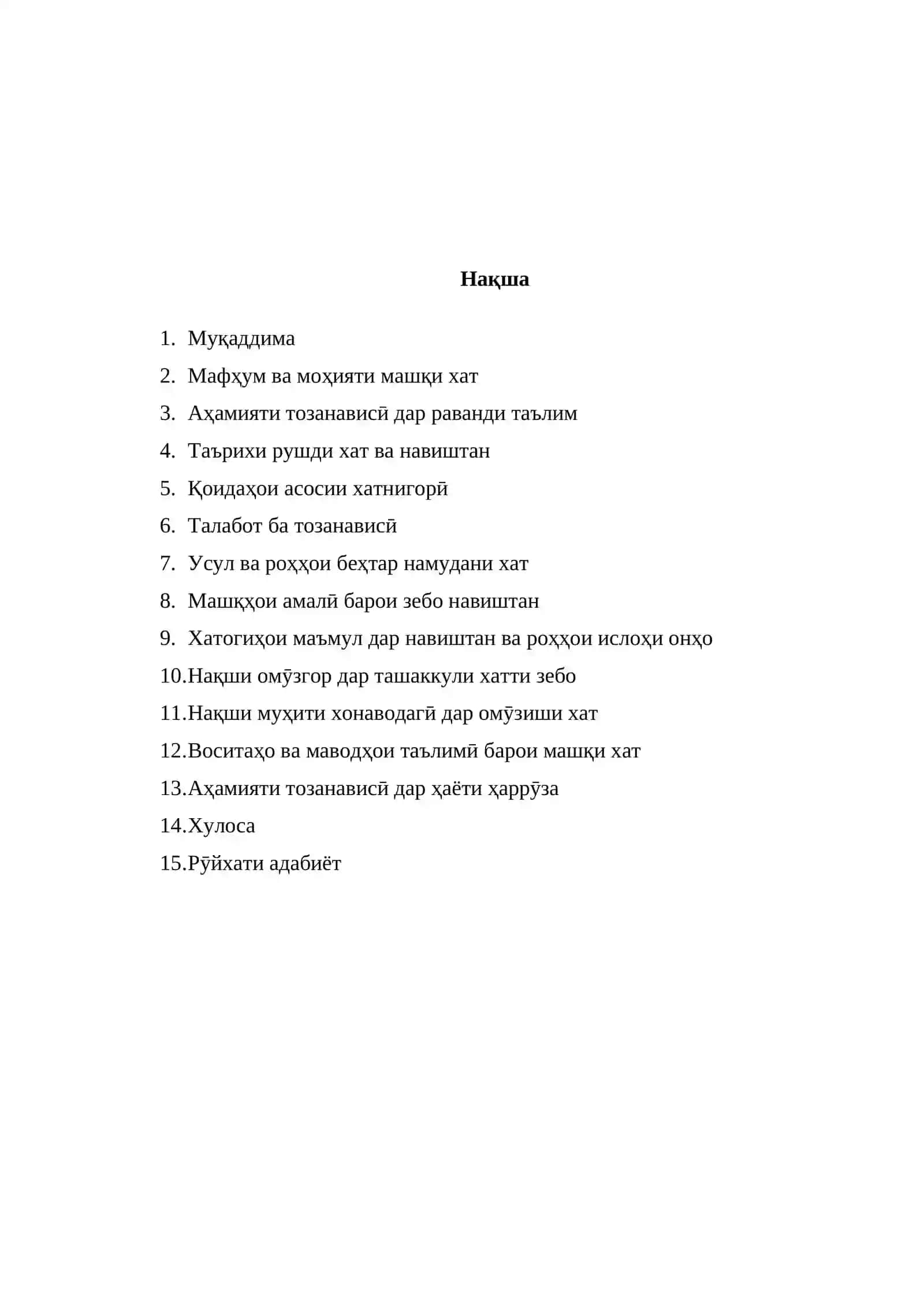 Машқи хат ва тозанависӣ 3