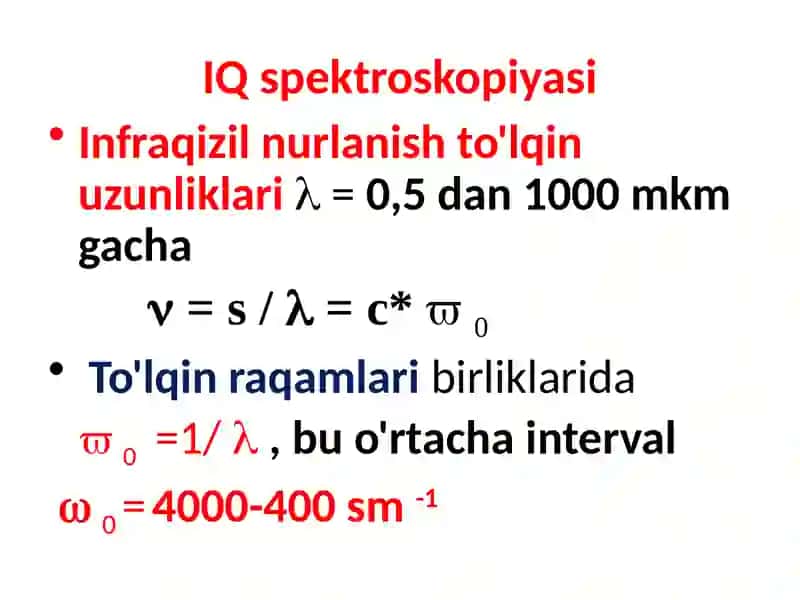 Aromatik birikmalarning IQ spektrlari 3