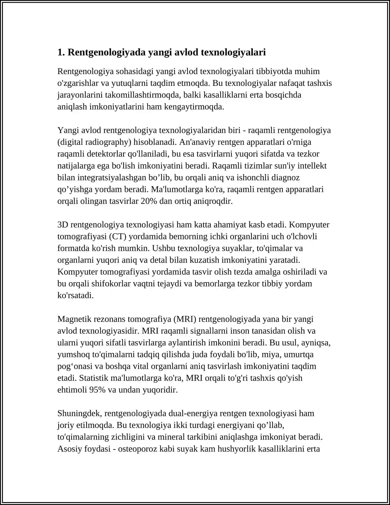 RENTGENOANATOMIYADA YANGI TEXNOLOGIYALAR 3